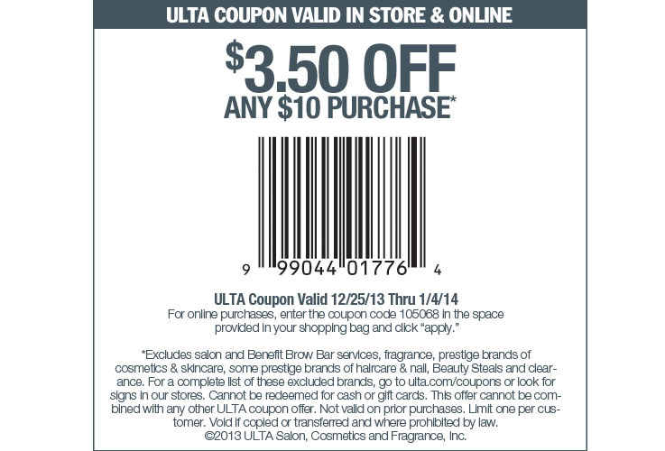 ULTA Beauty Promo Coupon Codes and Printable Coupons