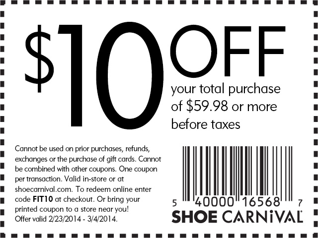shoe carnival discount code