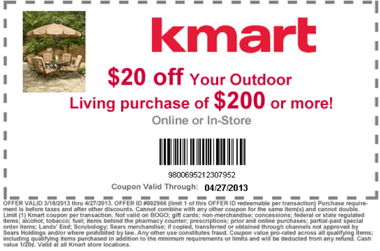 Kmart Promo Coupon Codes and Printable Coupons