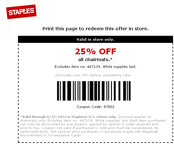 Staples Coupons Chairs American Giant Clothing Coupon Code