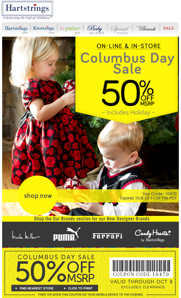 Hartstrings: 50% off Printable Coupon