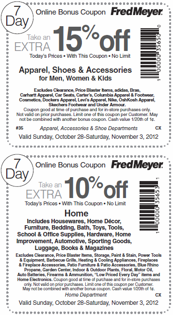 fred meyer shoe coupon