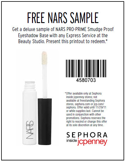 Sephora: Free Nars Printable Coupon