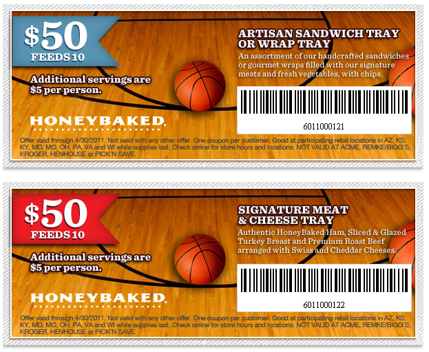 Honeybaked Ham Promo Coupon Codes and Printable Coupons