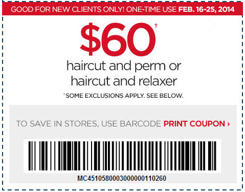 JCPenney Salon: $60 Perm & Haircut Printable Coupon