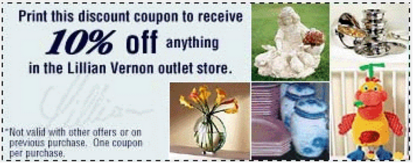 Lillian Vernon Online Promo Coupon Codes and Printable Coupons